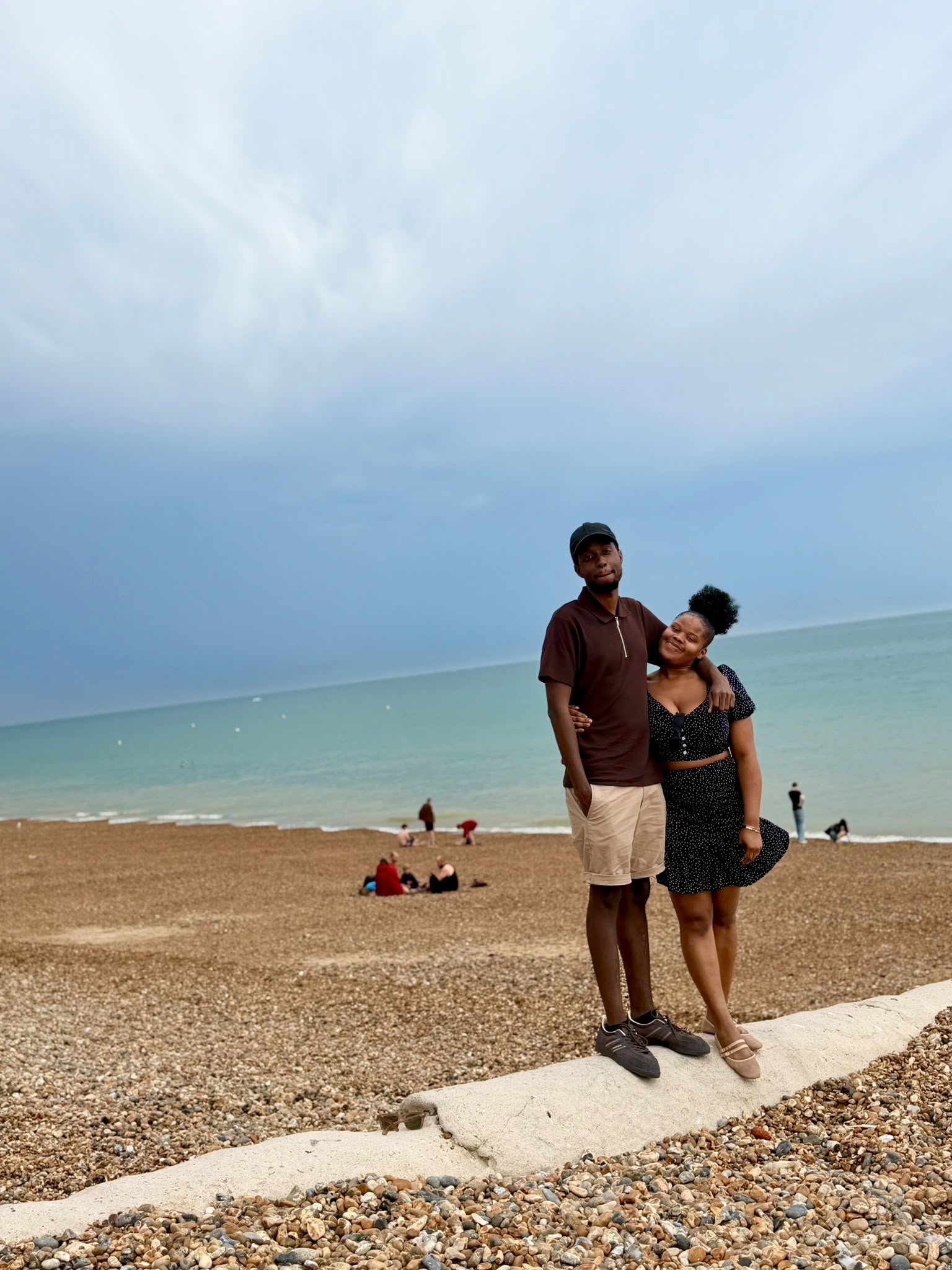 Munashe and Rudo enjoying a day at the beach
