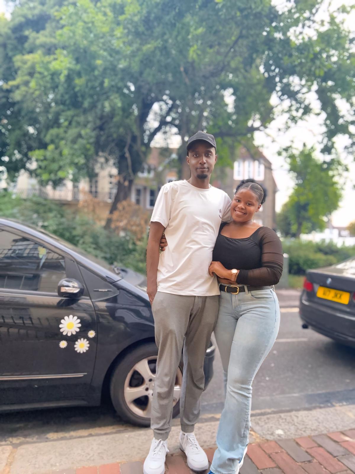 Munashe and Rudo together outdoors